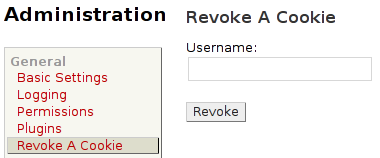 Revoking a trac_auth cookie